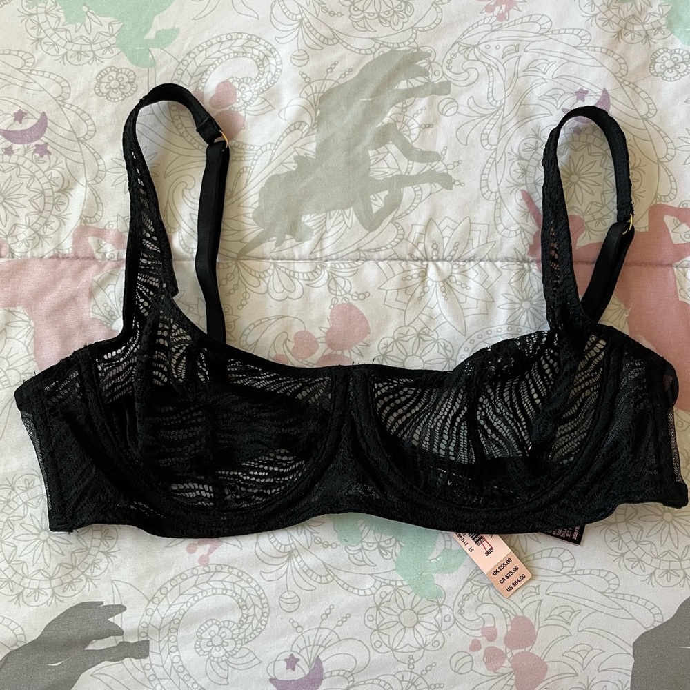 Victorias Secret Black Unlined Bra